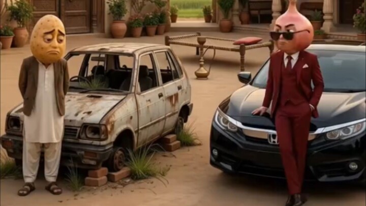 Part 1 Aloo ne banai  luxury car #aloo #aivideos