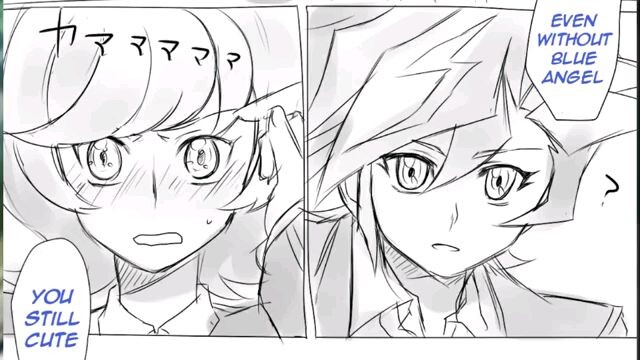 Yusaku x Aoi - Cute [Yu-Gi-Oh] Doujin English