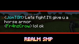 offering a 1v1 for a horse armor | Realm SMP