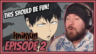 MEETING THE SENPAI! | Haikyuu!! Episode 2 Reaction