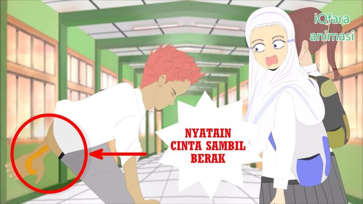 nyatain cinta sambil berak - animasi lucu