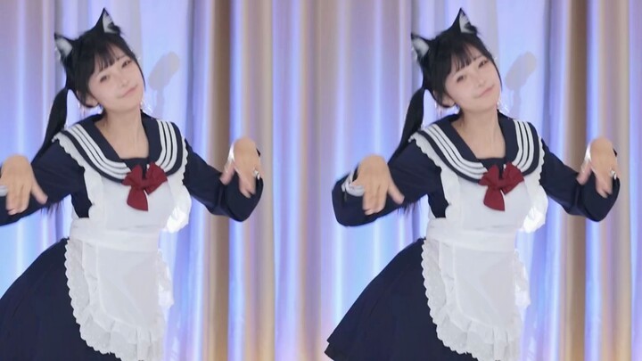 [Caviar] “What is Love?” Black Cat-Ear Maid Costume Livestream Dance Recording