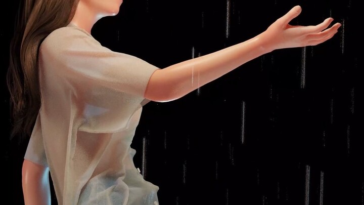 【角色建模练习】躲雨