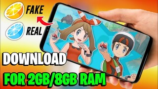 Play Best Pokemon Games With High FPS High Graphics In 2gb+ Mobile Divices🔥
