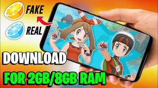 Play Best Pokemon Games With High FPS High Graphics In 2gb+ Mobile Divices🔥