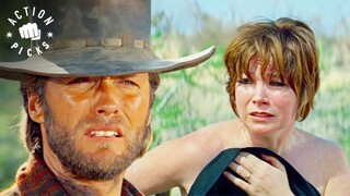 Clint Eastwood Saves A Nun From Bandits  Two Mules For Sister Sara - Action Pick