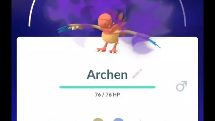 Pokémon GO-Purifying Shadow Archen