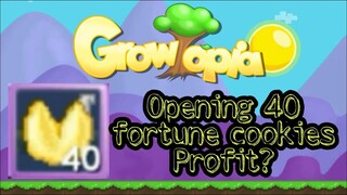 Growtopia opening 40 fortune cookies