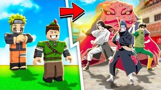 CONSEGUI UM EXÉRCITO DE NINJAS LUTEI COM PAIN NO ROBLOX!! (Naruto Defense Simulator)