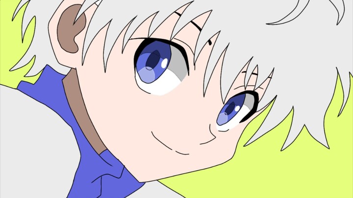 Menggambar Killua lalu dijadikan 3D style