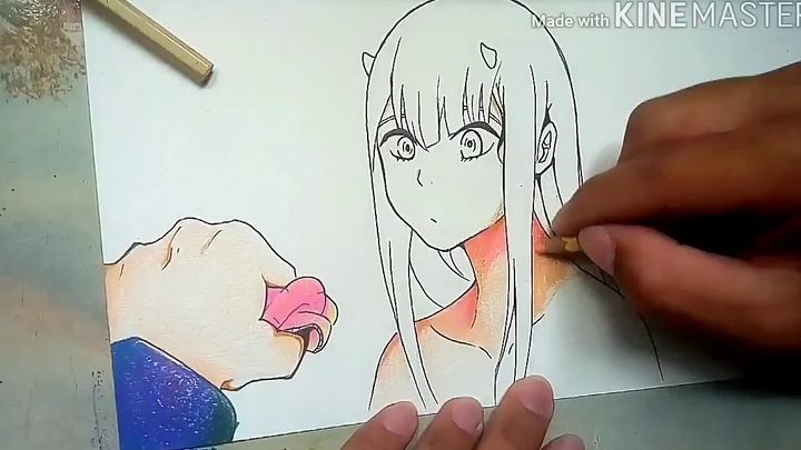 วาดซีโร่ทู (Anime) darling in the franxx