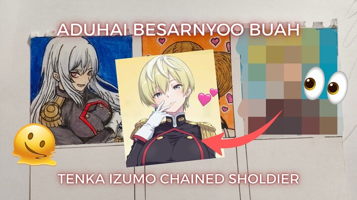FINESHYT SHORT HAIR BRO‼️  Draw Tenka Izumo dari Chained Sholdier