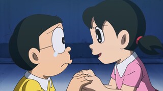 哆啦A梦：大雄吃了行善药片被迫帮忙，后被静香感动发誓非她不娶