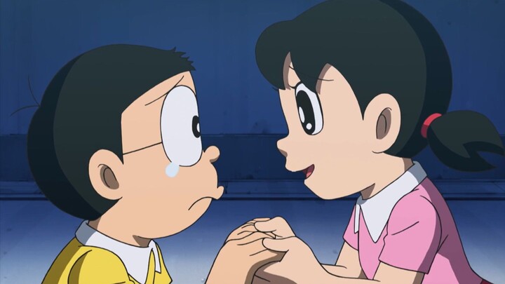 Doraemon: Nobita uống viên thuốc từ thiện và bị ép phải giúp đỡ, sau đó được Shizuka cảm động và thề