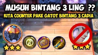 MUSUH LING ⭐⭐⭐ DOMINANCE ICE ?? KITA COUNTER PAKE GATOT CADIA!!  COMBO MAGIC CHESS UPDATE TERBARU