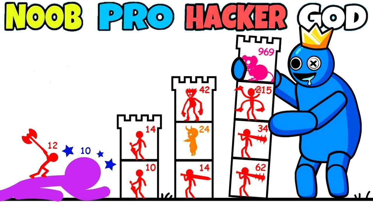 NOOB vs PRO vs HACKER - Stumble Guys 