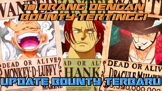 TERNYATA MEREKALAH ! 10 PEMILIKI BOUNTY TERTINGGI YANG MASIH HIDUP YANG SUDAH DIKETAHUI DI ONE PIECE