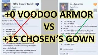 ANCIENT EQUIP! +15 CHOSEN'S GOWN VS +0 VOODOO ARMOR