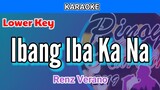 Ibang Iba Ka Na by Renz Verano (Karaoke : Lower Key)