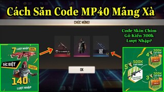 [Garena Free Fire]/Hé Lộ Sự Kiện Săn Code Mp40 Mãng Xà,Chiến Thần Esports,Chim Gõ Kiến Miễn Phí
