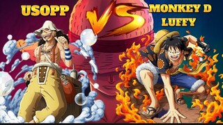 😱WHO WILL WIN? USOPP VS MONKEY D LUFFY INTENSE FIGHT 😱[AMV] -INDUSTRY BABY