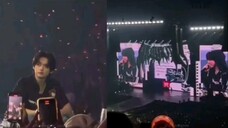 Lee Minho even stopped interacting with fans and stared at Han Zhicheng on the big screen~