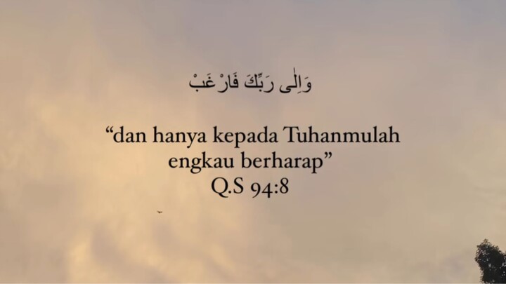 Berharap pada manusia adalah patah hati yang paling disengaja.