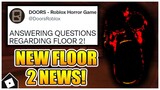 Roblox DOORS *MORE* UPDATE NEWS + INFO! (HOTEL UPDATE, DOORS 100+, FLOOR 2 & MORE!)