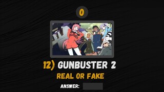 Anime Titles Quiz Real or Fake