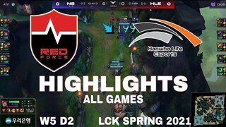 Highlight NS vs HLE (All Game) LCK Mùa Xuân 2021 | LCK Spring 2021 | Nongshim Redforce vs HLE