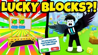 The Pet Simulator X Lucky Block Update is BROKEN! Trading Booth Update in Pet Sim X! (Roblox)