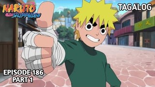 Ang Gamot ng Pagkabata | Naruto Shippuden Episode 186 Tagalog dub Part 1 | Reaction