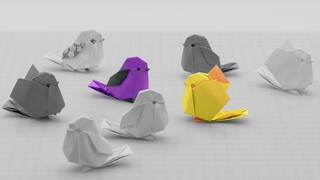 【Origami - Hướng dẫn】Xin đính chính, "Phì Chú" đã được đổi tên thành "Chích đuôi dài phương Bắc" rồi