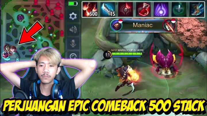 EPIC COMEBACK ALDOUS 500 STACK MEMBALIKAN KEADAAN PERLAHAN TAPI PASTI - Mobile legends