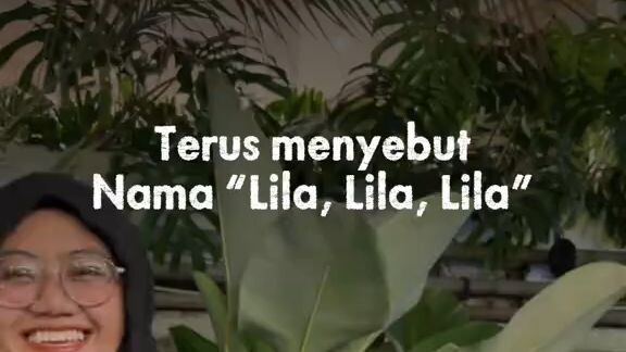 Seorang perempuan yang membawa bantal muncul di m bloc sambil menyebut nama Lila? Ada yang liat juga