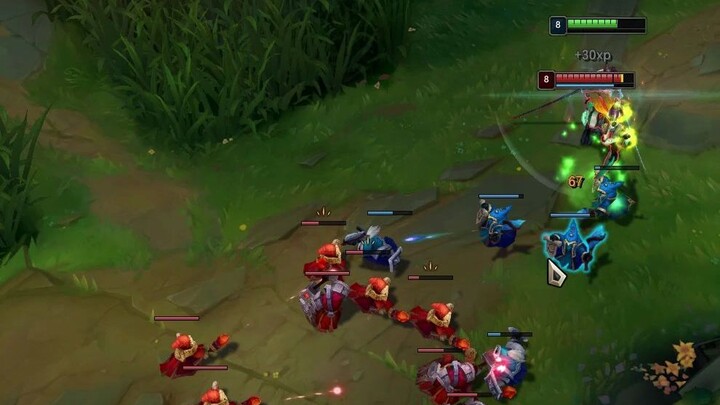 新版本温馨小提示：“玩永恩一级别跟诺手站撸”