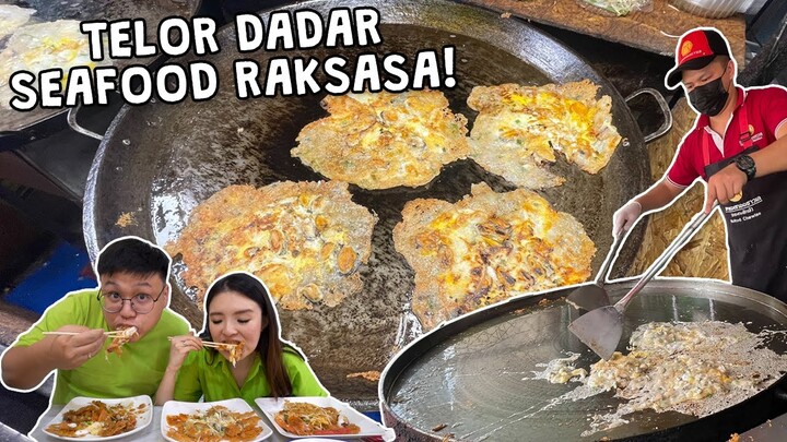 NAIK PESAWAT DEMI MAKAN TELOR DADAR SEAFOOD CRISPY !!