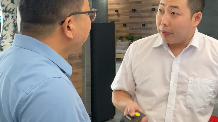 The lobby manager handles the VIP boss problem