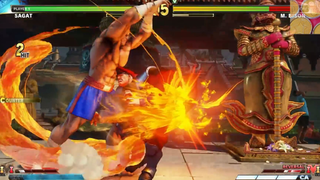 Game đánh nhau đường phố Sagat VS M Bison Round 2