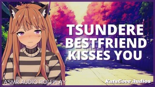 ASMR roleplay - Tsundere friend kisses you || friends to lovers | best friend |Anime ASMR roleplay