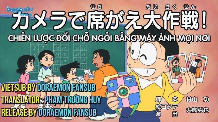 DORAEMON VIETSUB TẬP 817 : CHIẾN LƯỢC ĐỔI CHỖ NGỒI BẰNG MÁY ẢNH MỌI NƠI & CHÚ CHÓ CHUPENKER