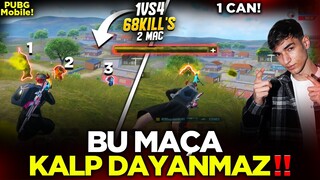 MG+AWM = 68 KİLL's! GERÇEKTEN KALP DURDURACAK O EFSANE İKİ MAÇ! / PUBG MOBİLE GAMEPLAY