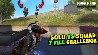 Ajjubhai Got 7 Kill🤣 Challenge in Solo Vs Squad | Free Fire Highlights