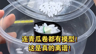 现在的模型脑洞真大，连青瓜卷都能做