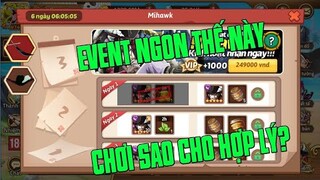 Hải Tặc Đại Chiến - TRẢI NGHIỆM EVENT MIHAWK SIÊU NGON...KHÔ MÁU LUÔN HAY LÀ NHỊN ĐỢI TỨ HOÀNG???