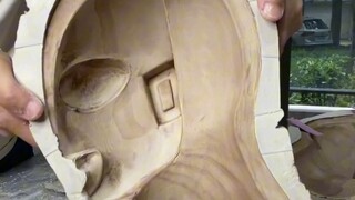 Reproduction of the plaster mold of the first generation Ultraman