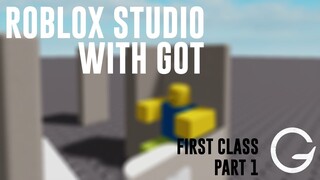 ROBLOX STUDIO WITH GOT | First Class Suite Part 1