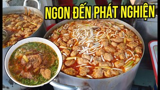 Tô bún bò Sông Hương chính gốc ngon đến nỗi gây nghiện, buổi sáng khách nườm nượp