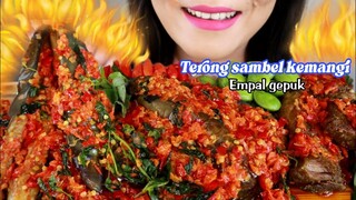 ASMR TERONG SAMBEL KEMANGI, EMPAL GEPUK | INDONESIAN FOOD | ASMR MUKBANG INDINESIA