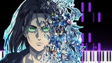 Attack on Titan The Final Season Bagian 2 OP - The Rumbling (SiM) | [Anime Piano] (MIDI)